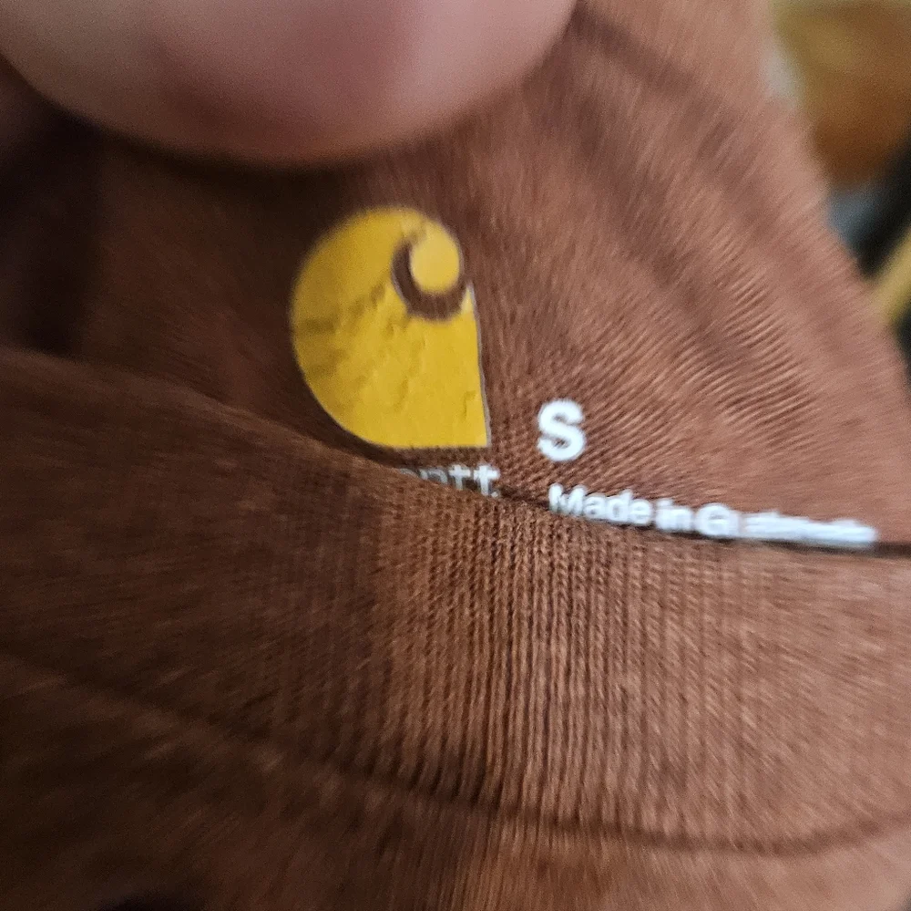 Carhartt Rust Pocket T-Shirt Small - Picture 2 of 2